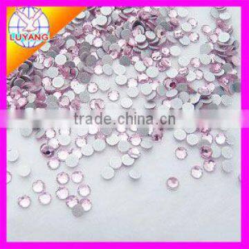 hot fix flat back acrylic crystal stone red Rhinestones stone any size