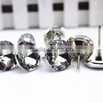25mm Crystal button glass button for sofa adornment