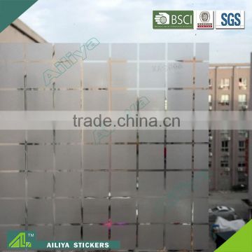 BSCI factory audit non-toxic vinyl pvc new design decorative adhesive waterproof cheap frosted window film