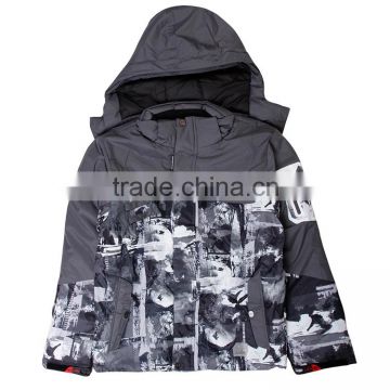 (SK-MM380) grey 116cm-158cm high quality nova kids Winter outwears new design fashion boy ski coats child outwears wholesale