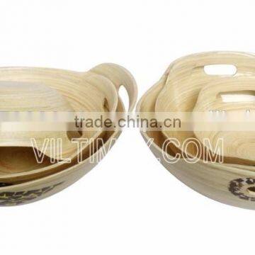 Hight quality bamboo with coconut bowl