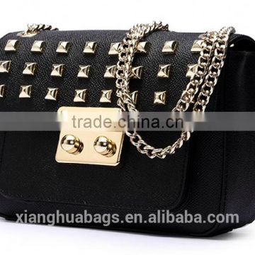 Fashion lady bag chain diamond lattice messenger bag women