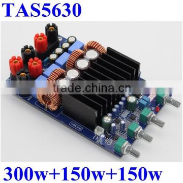 Highest Power 2.1-Channel Digital Audio Power Amplifier Circuit PCB Board / Module 300W+150W+150W ,48v TAS5630 OPA1632DR ,TL072