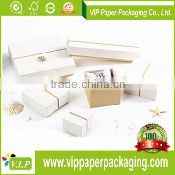 HIGH QUALITY AUTO MACHINE MADE FANCY PAPER JEWELRY BOX IN DONGGUAN