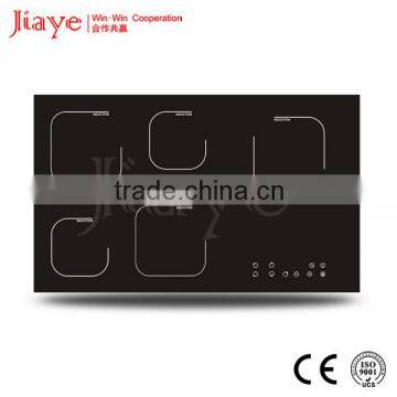 5 ring 4mm tempered glass top induction hob JY-ID5004