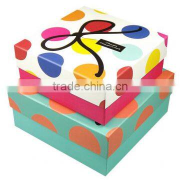 Colorful Circus With Bow Gift Box