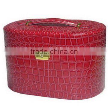 Good quality classical cheap plain leather jewelry gift box