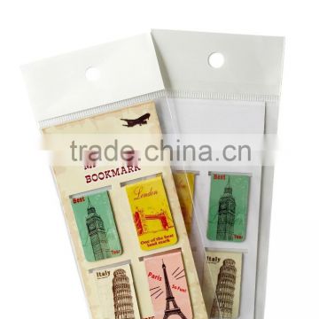 hot sales tourist souvenir PVC magnetic bookmark Custom fancy reading bookmark with flexible magnet