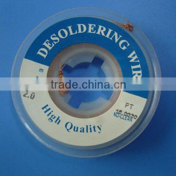 desoldering wire solder wick electronics grade copper braid desoldering wire 2.0mm (W) *1.5m (L)
