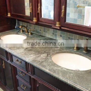 Green Ocean Granite Bathroom Double Vanity Top