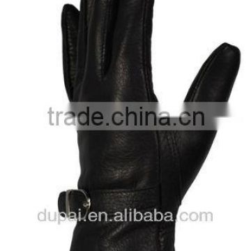 Fashion selling black leather gloves