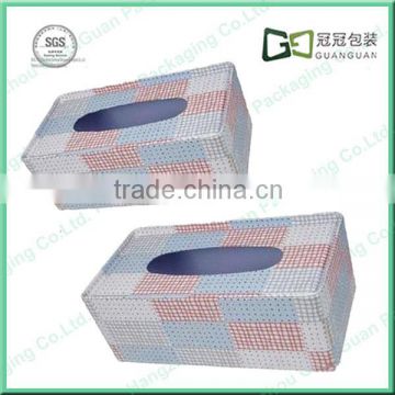 Custom printed tinplate metal napkin tissue tin box