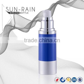 China hot sale cosmetic airless bottle empty container