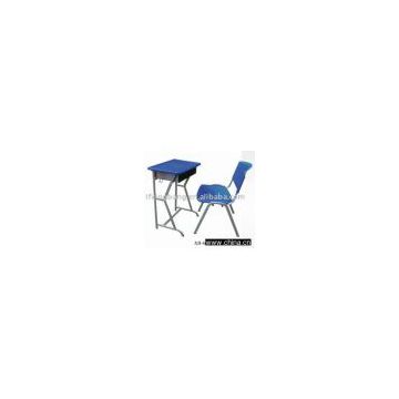 student desk and chair/steel desk and chair/school furniture(XB-6015D)