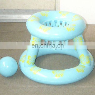 New Water floating inflatable basketball goal