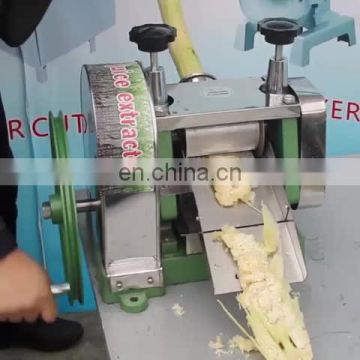 Manufacture commercial sugarcane juice extraction crusher juicer making machine for sale