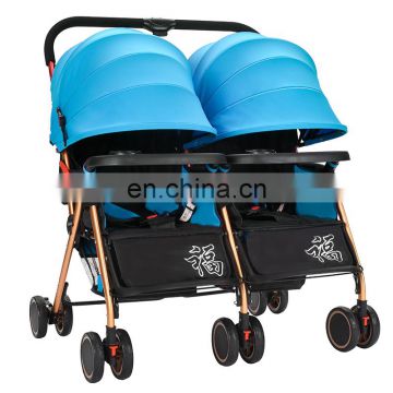 China Manufacturer Wholesale Cheap Twin Baby Max Stroller Foldable For Two Kids
