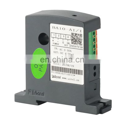 Acrel AC current sensor input:AC 0-50A output:DC 4-20mA/0-20mA diameter:10mm CTs  class 0.5 0.2 current transformer BA10-AI/I