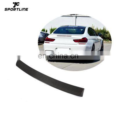 JCSportline Carbon Fiber F13 M6 Car Roof Spoiler for BMW M6 6 Series F13 640i 605i x Drive Coupe 2-Door 2010-2017