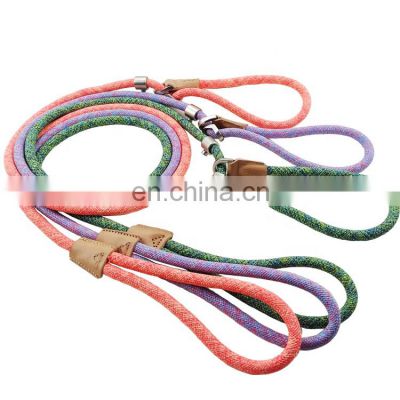 collar & leash  integrated rope convenient and durable leash for dog walking