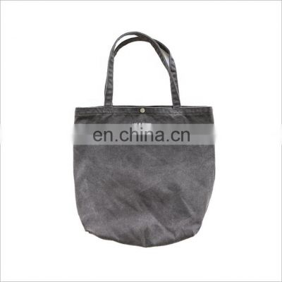 Durable Linen Cotton Canvas Shopping Tote Single Shoulder Bag for Womens