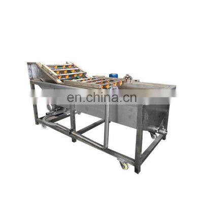 Stainless Steel Apple Pear Mango Vegetable Cleaning Processing Fruit Washing Machine