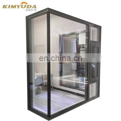 high quality aluminium windows thermal break hurricane impact security windows Hotel residential casement window