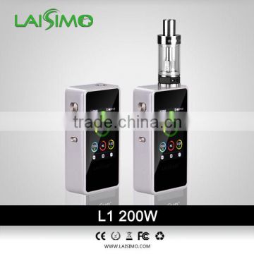 2016 LAISIMO L1 200W TC Box Mod with Big Screen laisimo L1 200watt