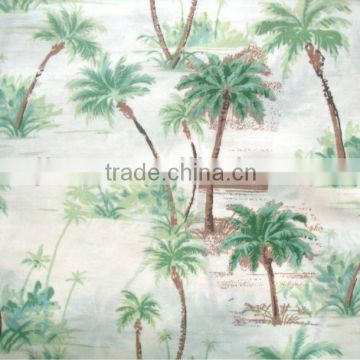 microfiber cotton with printed of pant fabric