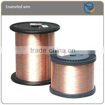 Enameled copper coated aluminum wire