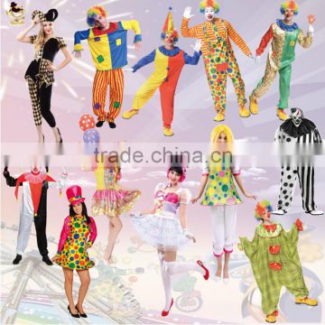 Halloween party costumes sexy clown adult joker series dress clown costumes