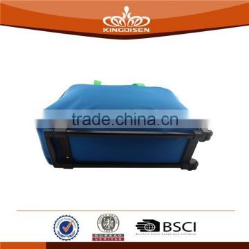 2015 blue 600D material luggage travel bag