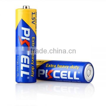 Dry Battery Manufacturers PKCELL UM3 AA Battery R6P 1.5V Heavy Duty Dry Battery
