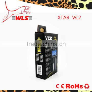 High Quality Charger XTAR VC2 for 18650 battery new in 2015 xtar vc2