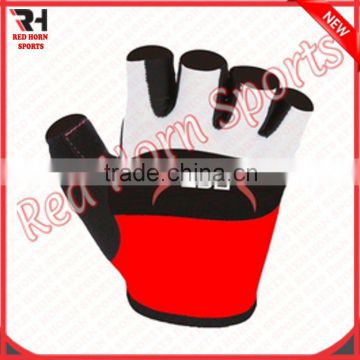 Short Finger Sports Gloves, Custom Body Building Gloves, Gel Padded
