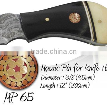 Mosaic Pins for Knife Handles MP 65 (3/8") 9.5mm