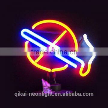 Public sign customer design neon sign no smoking light