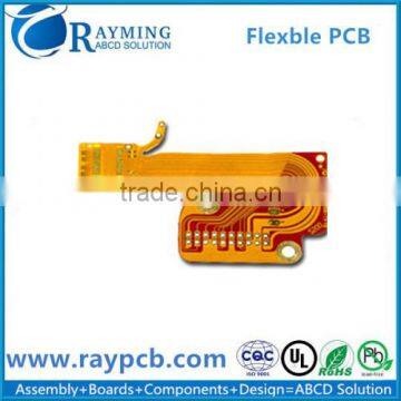 yellow solder mask flexible pcb for lcd