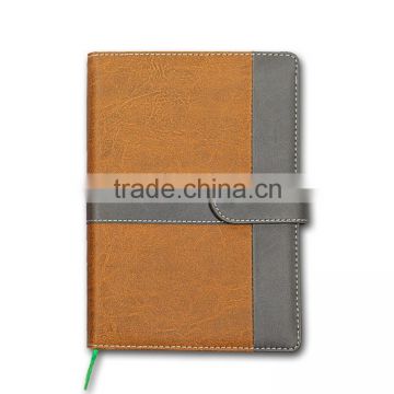 PU Leather Embossed LOGO Good Sewing Diary Books (BLY5-1013PP)