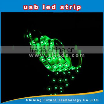 SMD 5050/3528 led Usb IP65 silicon coated waterproof LED strip, LED strip with USB port,silicon gel waterproof led strip