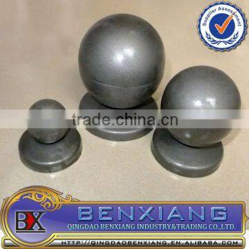 decorative round wrought iron post caps