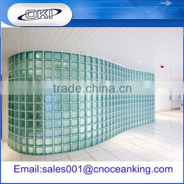high quality building material hollow glass block with factory price