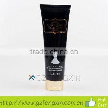 New product Black Plastic PE Cosmetic Tube with screw cap for skin care
