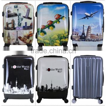 2016 hard rolley luggage travel bags for student ABS+PC OEM
