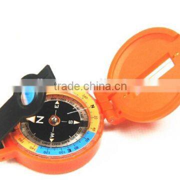 Military compass with lid, liquid compass, plastic compass