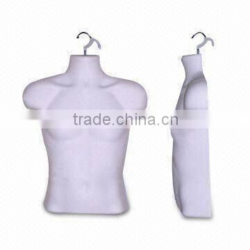Male top plastic body form/ Plastic torso