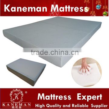 Home furniture portable folding foam mattress with visco memory foam