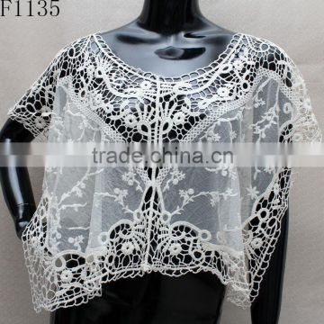 Popular sexy cheap price cotton crochet lace garments