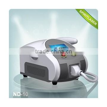 2015 NEW !!! Best China Portable Q-switch Nd YAG Laser Tattoo Removal Device