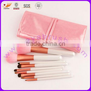 Lovely Pink Make Up Brushes Travel Cosmetic Brush Kits